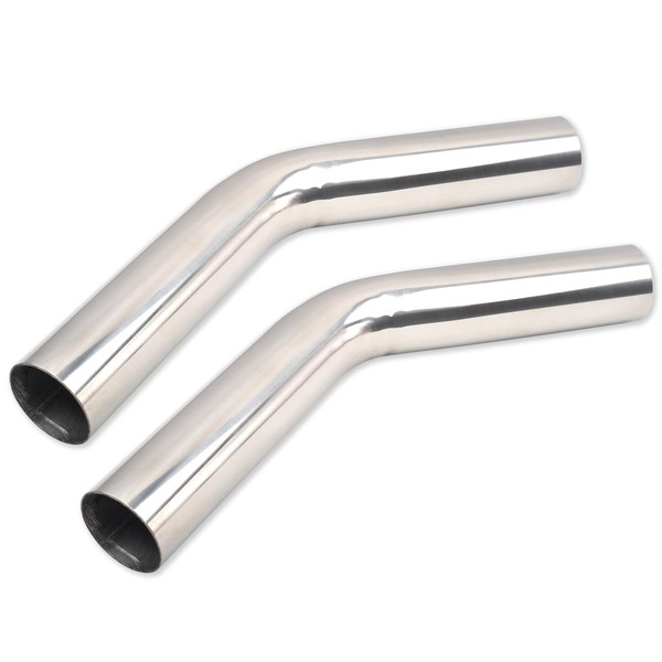 BIGREAT OD 3.5'' Inch (89MM) 45 Degree Bend Elbow Stainless