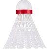VICTOR Nylon Shuttlecock Shuttle 2000 6per Can, White / Red