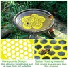 4 Pack Floating Bee Island 8.66 Inch Flower Floating Bee