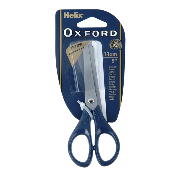 Helix Oxford Scissors 13cm, Blue