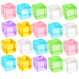 20Pcs Squishy Cube, Ice Cube Squishy, Squishy Fidget Toys Stress Relief Sensory Toys Set for Kids & Adults, Slow-Rise Squishy Cubes for Focus Classroom Office Home(Random color)