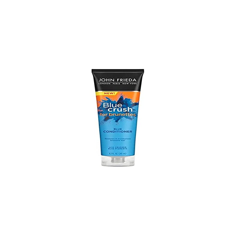 John Frieda Blue Crush para Castañas Acondicionador Azul |8.3 Onzas