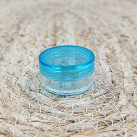 5g transparent plastic lid empty bottle (blue) / 5g 투명 플라스틱 뚜껑 공병(블루)