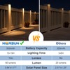 NIORSUN Solar Deck Lights Outdoor 20 Pack, IP65 Waterproof Large