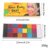 Kit Completo De Maquillaje Acuarela Para Rostro Y Cuerpo