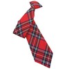 Men's Royal Stewart Red Tartan Clip On Neck Tie