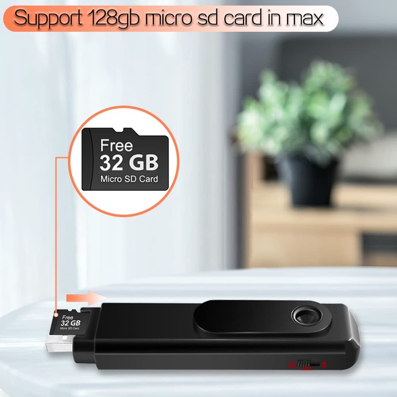 TEKMAGIC 1080P HD Mini Pocket Camera Video Recorder Supports Loop