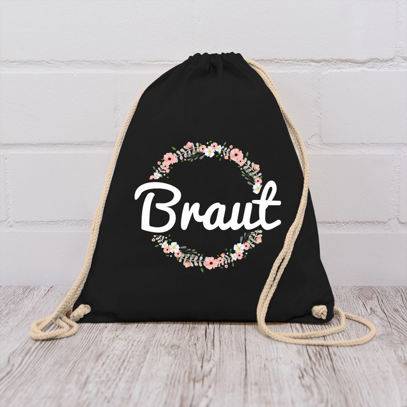Hen Party – Bridal Flower Wreath – Gym Bag -
