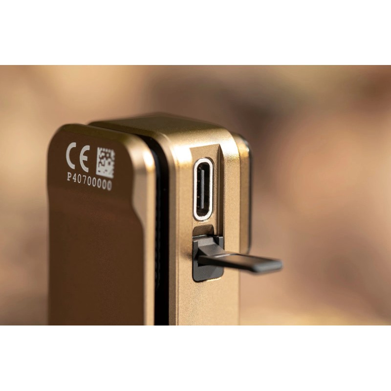 Olight Oclip Pro Ancient Script Flashlight, Flood/Spot/Red Light, 500 Lumens