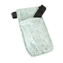 Appease Massage Lotion Bottle Holster - Fun and Stylish Washable Holsters - 100% Cotton Duck Cloth - Removable Belt, Use Ours or Your Own. Our Belt Fits 26-44 Inch Waists - Midnight Floral