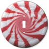 Island Gifting - Red and White Swirled Peppermint Lollipop Design