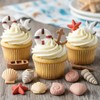 Seashell Silicone Chocolate Molds Ocean Theme Set of 2