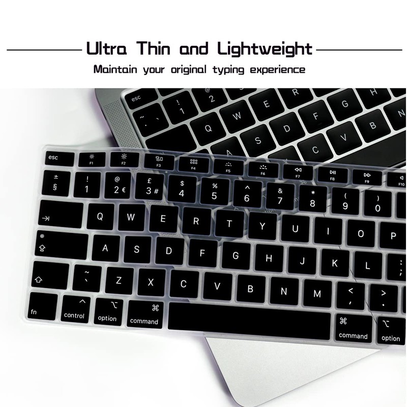 HRH Ultra Thin Arabic Language Silicone Keyboard Cover Skin for