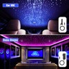 SUNKENET 16W Twinkle Starlight Headliner Kit, 150pcs*0.03in*6.5ft Fiber Optic Strands