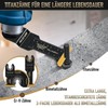 MaxEarn Oscillating Multitool Saw Blades, Titanium Extra Long Multitool Blades,