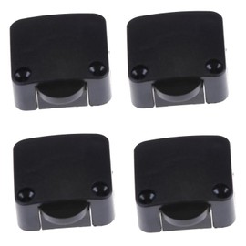 4 x Door Contact Switches Cabinet Switch Contact Switch 2A 250V Chest Switch Door Switch for Furniture Door Furniture Switch Button Light Switch Black