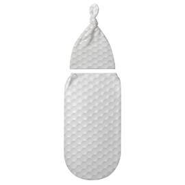 Golf Ball Print Newborn Baby Swaddle Blanket with Beanie Hat Baby Receiving Blanket Soft Baby Sleep Sack Baby Wraps Blankets Gifts for Boys Girls Infant