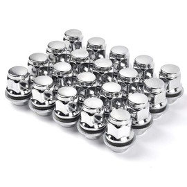 MIKKUPPA M12x1.5 Lug Nuts Set of 24pcs Hex 13/16'' (21mm) Black OEM Factory Style Mag Seat Lug Nuts Replacement for Toyota Lexus Factory Wheels