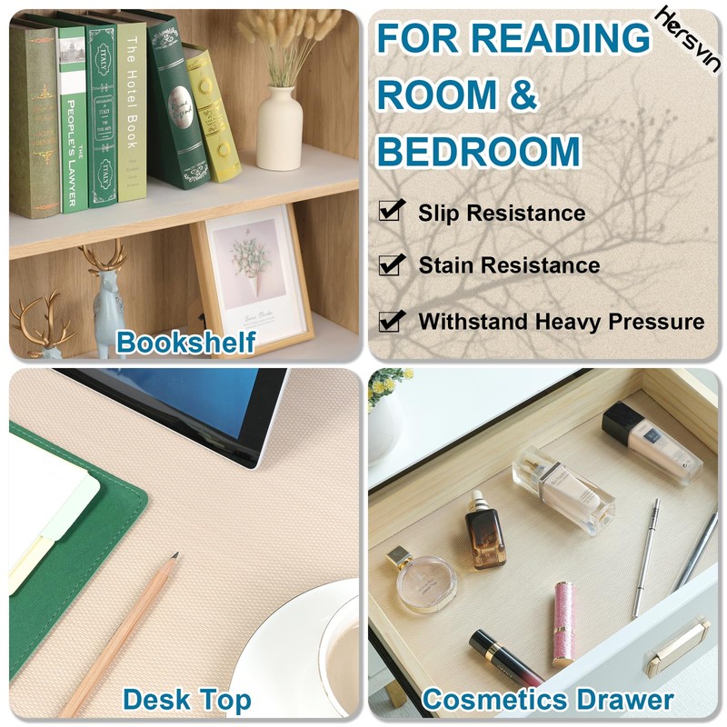 Hersvin Shelf Liners 24 in x 20 ft Drawer Mats