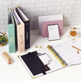 russell+hazel Peony Bookcloth Signature 3 Ring Binder