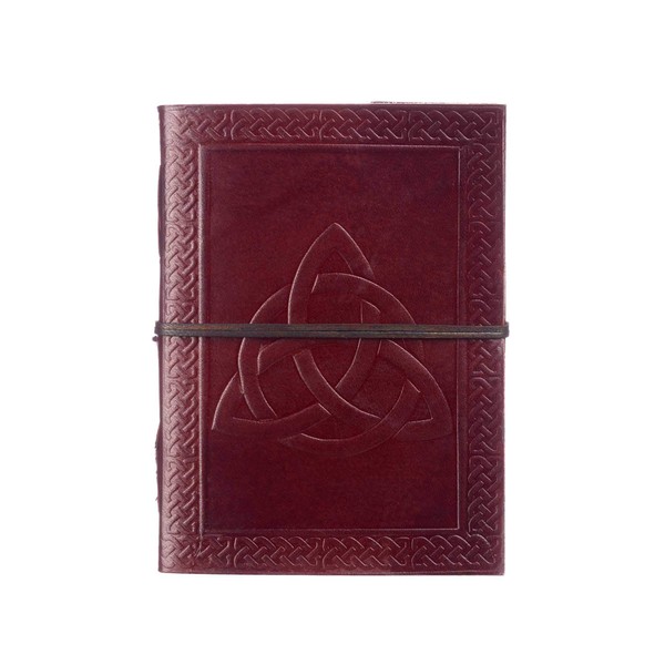 Celtic Trinity Knot Leather Journal Notebook