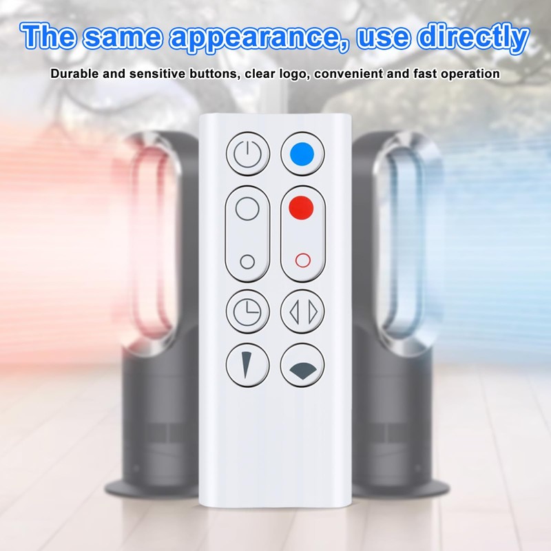 Replacement Remote Control,Remote Control Compatible with Dyson Hot+Cool Jet Focus