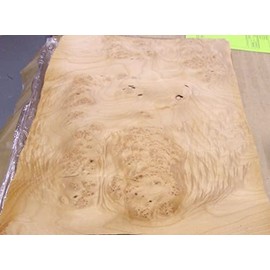 Maple Burl Cluster Wood Veneer Sheet 10" x 28" raw no Backing 1/42" Thickness