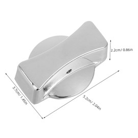 SHINEOFI Zinc Alloy Gas Stove Knob Replacement Ergonomic Control Knob for Oven Cooktop Easy Installation Safe Non Slip Design