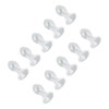 10pcs Hearing Amplifier Dome Silicone Ear Tip Earplug Replacement Accessory