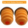 CSMATEYEAH 2 PCS Rear Axle Bumper Compatible with Chevy Silverado