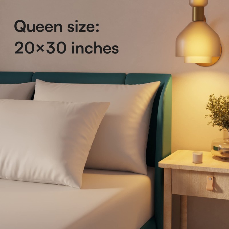 Niagara Sleep Solution 4 Pack Waterproof Pillow Protectors Queen 20x30