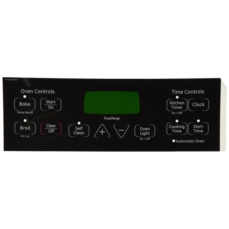 General Electric WB27T11005 Range/Stove/Oven Overlay , Black