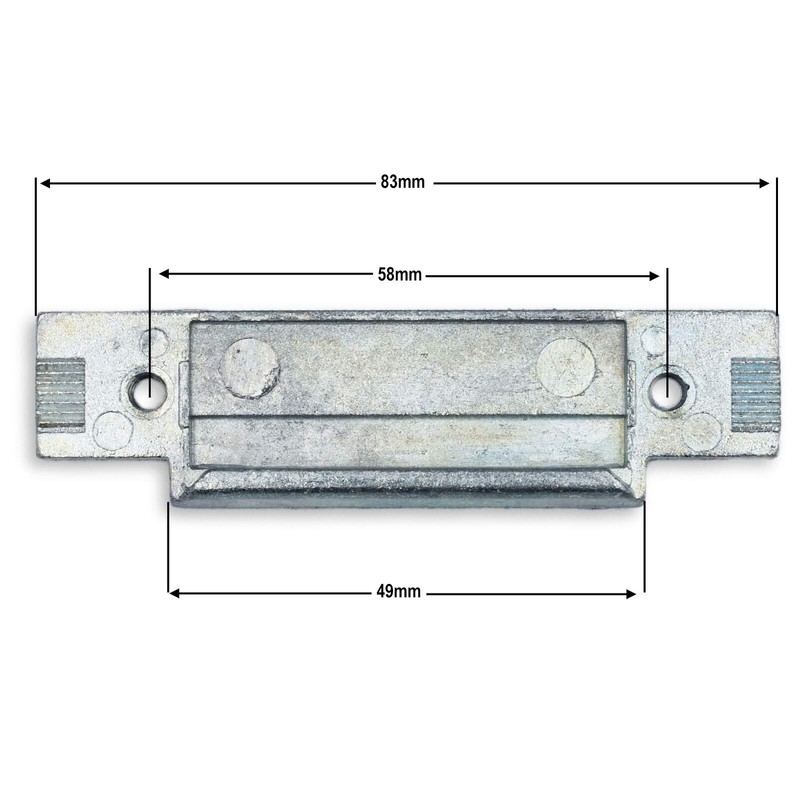Replacement Avovet & WMS Upvc Door Strike Plate Latch Infill