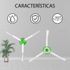 MIRTUX Pack of 6 Side Brushes Compatible with Roomba E5