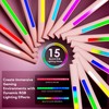 Quntis 20" Pink RGB Monitor Light Bar, 15 Gaming Backlight