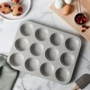 Martha Stewart Gallen 12 Cup Nonstick Carbon Steel Muffin/Cupcake Pan