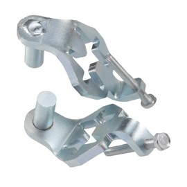 yuksok 2X T Post Gate Hinge Pins Heavy Duty Gates Hanger Sturdy Hinges Target Hanger Hang A Gate from A Metal T Post for Garden Farm, Silver