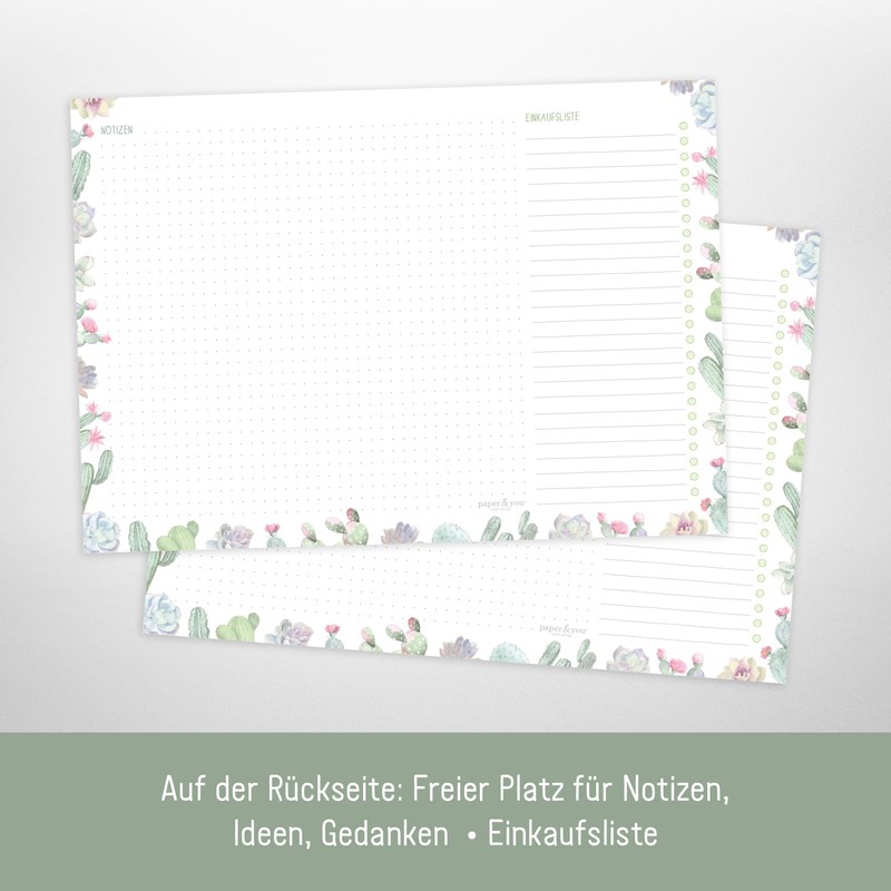 Häfft Trendstuff Weekly Planner / A4 Pad in Rainbow Colours
