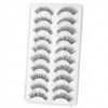 LZM 14mm False Lashes Lashes Wispy False Eye Lashes Soft