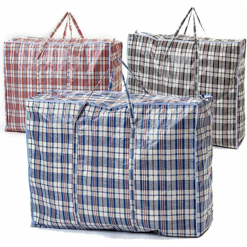 BARGAIN FACTORY Large Laundry Bag – Zip and reinforced handles