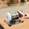 Small Grinder, 96W Electric Benchtop Sander with 2 Grinding Wheels
