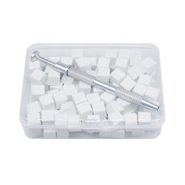 100 Pcs Nail Sponges for Ombre Art with Metal Grabber & Ombre Brush ，Nail Art Tools ，Perfect for Gradient Nail Designs