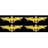 4 x US Navy Aviation EAGLE Wing Badge Naval Aviator