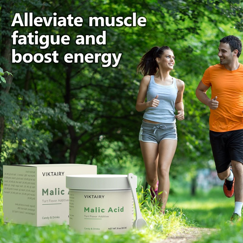 Viktairy 1.5 LB Malic Acid, Food Grade Malic Acid Powder