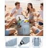 Pritent Cooler Backpack Insulated Waterproof,30 Cans Backpack Coolers Leakproof Lunch