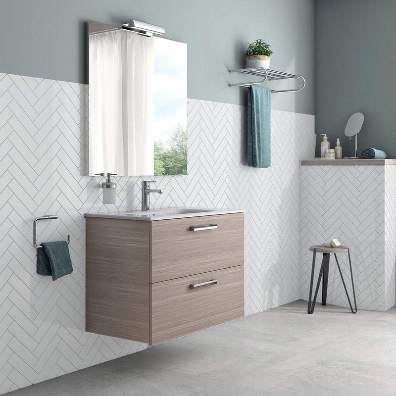 2" x 8" White Glossy Ceramic Subway Tile (1 Piece