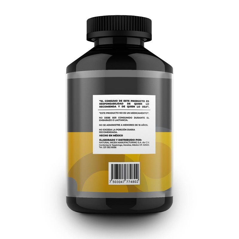 Citrato de Potasio - Origen Natural - 240 Cápsulas -