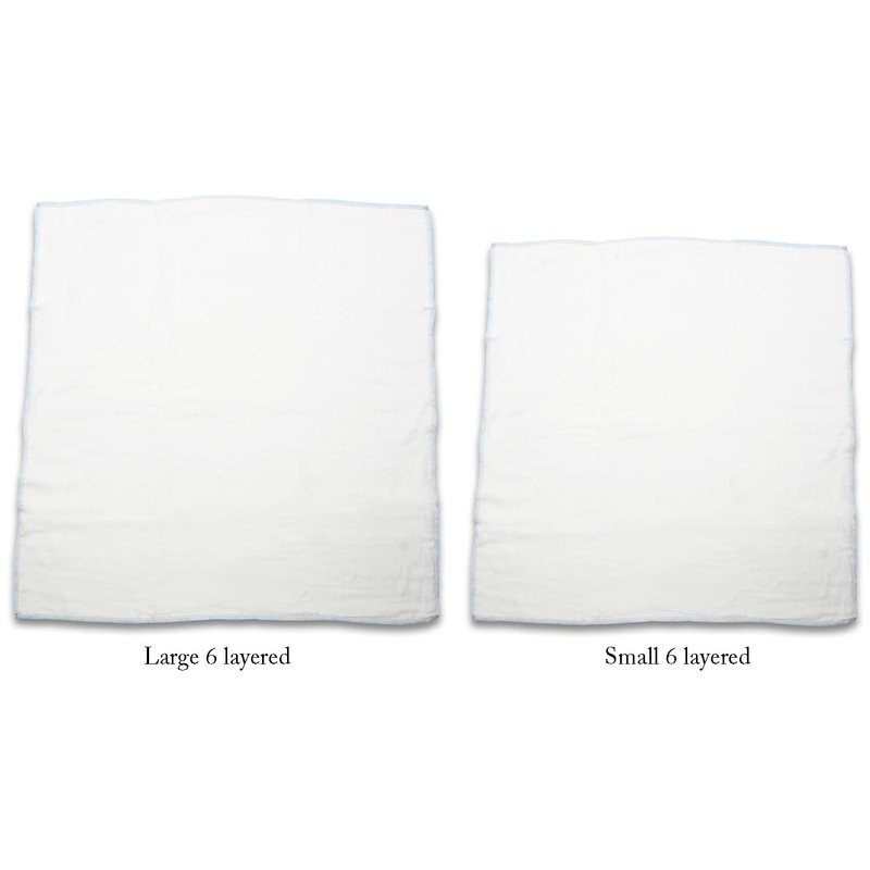 LeakMaster Adult Cloth Diapers Muslin Weave 100% Cotton Flat Cloth