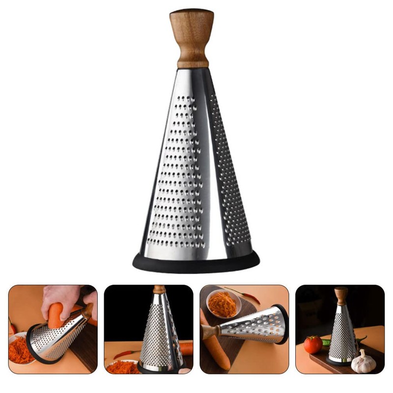 HEMOTON Cone Grater Kitchen Gadget Handheld Food Shredder Kitchen Food