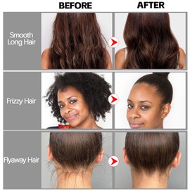 GEUUFEA Hair Smoothing Stick, Hair Wax Styling Cream for Anti-Frizz and Flyaway Tamer, Slick Back Stick for Girls, Women's, Moisturizes, Non-Greasy, Lightweight